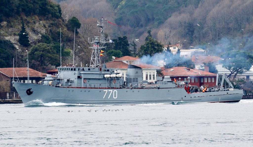 Russian minesweeper Valentin Pikul