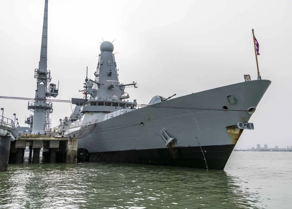 Royal Navy Type 45 destroyer HMS Dragon sails for Eastern Mediterranean mission